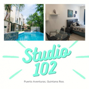 STUDIO 102 Puerto Aventuras private complex with swimming pool